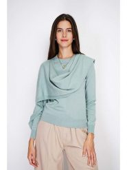 William de Faye Sweter w kolorze turkusowym rozmiar: 42. Niebieskie swetry William de Faye, bez wzorów, z kaszmiru, bez ramiączek. Za 135.49 zł.