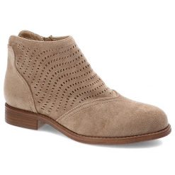 Beżowe Botki Ażurowe S.Barski Eleganckie Obuwie Damskie. Brązowe botki S.BARSKI, w ażurowe wzory, bez obcasa, na obcasie, bez zapięcia. Za 149.00 zł.