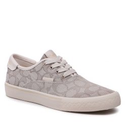 Tenisówki Coach. Brązowe trampki Coach, bez wzorów, bez zapięcia. Za 719.99 zł.