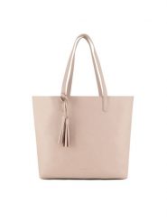 JENNY Torebka JNY-M-009-07 Beżowy. Brązowe shopper Jenny, bez wzorów, z tworzywa sztucznego, bez dodatków. Za 159.99 zł.