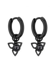 Tamaris Kolczyki-kreole rozmiar: onesize. Czarne kolczyki Tamaris, ze stali. Za 131.43 zł.