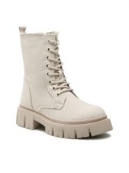 Jenny Fairy Trapery WS5816-02 Beżowy. Brązowe trapery i śniegowce Jenny Fairy, z materiału. Za 125.99 zł.