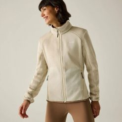 Bluza Polarowa Damska Pełen Suwak Newhill. Brązowe bluzy Regatta, na zimę, xl, bez wzorów, z dzianiny, bez kaptura. Za 197.99 zł.