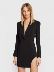 Pinko Sukienka koktajlowa Alejandra 1G1836 7624 Czarny Slim Fit. Czarne sukienki Pinko, bez wzorów, z syntetyku, wizytowe, bez kołnierzyka, bez ramiączek. Za 1,299.00 zł.