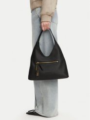 LOVE MOSCHINO Torebka JC4223PP0PKG0000 Czarny. Czarne shopper Love Moschino, bez wzorów, ze skóry, bez dodatków. Za 949.99 zł.