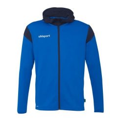 Bluza dresowa z kapturem Uhlsport Squad 27. Niebieskie bluzy Uhlsport, l, bez wzorów, z dresówki, z kapturem. Za 207.50 zł.