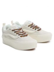 Vans Skórzane sneakersy "Knu Stack" w kolorze kremowym rozmiar: 38. Brązowe trampki Vans, bez wzorów, bez zapięcia. Za 189.29 zł.