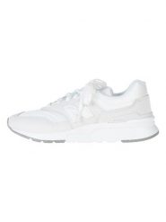 New Balance Skórzane sneakersy w kolorze białym rozmiar: 41,5. Białe trampki New Balance, bez wzorów, bez zapięcia. Za 370.69 zł.