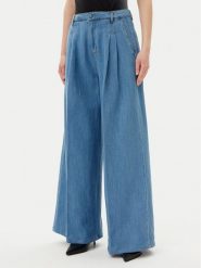 Silvian Heach Jeansy Ignate GPP25392JE Niebieski Wide Leg. Niebieskie jeansy Silvian Heach, bez wzorów. Za 369.99 zł.
