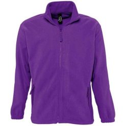 Bluza Polarowa Unisex Dla Dorosłych North. Fioletowe bluzy SOL'S, na zimę, s, bez wzorów, z polaru, bez kaptura. Za 131.99 zł.