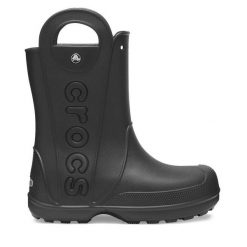 Kalosze Crocs. Czarne kalosze Crocs, bez wzorów. Za 229.99 zł.