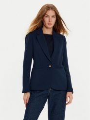 Tommy Hilfiger Marynarka WW0WW44096 Granatowy Slim Fit. Niebieskie marynarki i żakiety TOMMY HILFIGER, bez wzorów, z syntetyku. Za 599.99 zł.