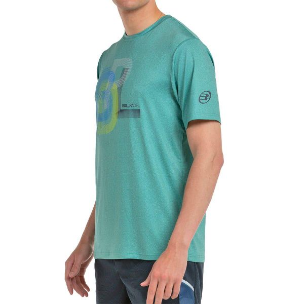 Bullpadel Babies T-shirt. Zielone t-shirty bullpadel, bez wzorów, bez kołnierzyka, bez ramiączek. Za 131.95 zł.