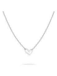 Tamaris Naszyjnik z elementem ozdobnym - dł. 45 cm rozmiar: onesize. Szare naszyjniki Tamaris, ze stali. Za 160.96 zł.