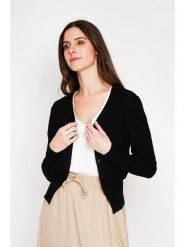 Le Jardin du Lin Kardigan w kolorze czarnym rozmiar: 42. Czarne kardigany Le jardin du lin, bez wzorów. Za 130.99 zł.