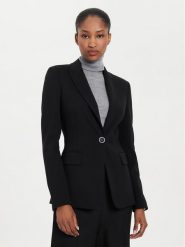 Pinko Marynarka Signum 100254 A24C Czarny Regular Fit. Czarne marynarki i żakiety Pinko, bez wzorów, z wiskozy. Za 579.99 zł.