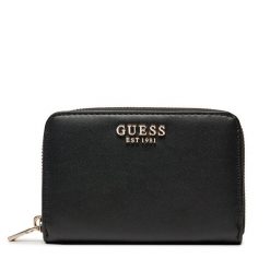 Duży Portfel Damski Guess. Czarne portfele Guess, z aplikacjami. Za 149.99 zł.