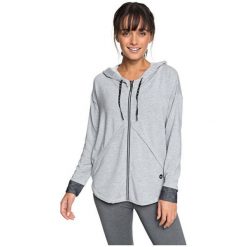 ROXY Damska bluza z kapturem Storm y Love rs Heritage Heather Fleece Heritage Heather ERJFT03829-SGRH (ro. Brązowe bluzy Roxy, bez wzorów, z kapturem. W wyprzedaży za 176.00 zł.