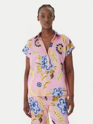 LOLA CASADEMUNT Bluza LS2615063 Różowy Regular Fit. Czerwone bluzy LOLA CASADEMUNT, xs, bez wzorów, z syntetyku, bez kaptura. Za 417.99 zł.