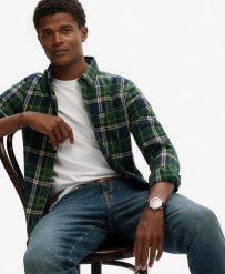 Superdry Koszula Lumberjack z długim rękawem z bawełny – Relaxed Fit – PEYTON. Niebieskie koszule Superdry, xl, z aplikacjami, z bawełny, bez kołnierzyka, bez ramiączek. Za 291.40 zł.