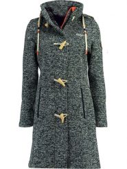 Geographical Norway Płaszcz polarowy "Tantastique" w kolorze niebieskim rozmiar: XL. Niebieskie płaszcze Geographical Norway, xl, z aplikacjami, z polaru, bez kaptura. Za 262.91 zł.