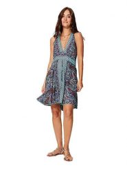Ipanima Sukienka w kolorze turkusowym ze wzorem rozmiar: 34-40. Niebieskie sukienki Ipanima, na co dzień, bez wzorów, bez kołnierzyka, bez ramiączek, mini, proste. Za 78.99 zł.