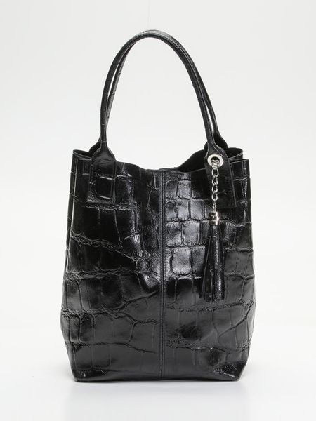 Abaco Skórzana torebka "Star" w kolorze czarnym - 37 x 25 x 35 cm rozmiar: onesize. Czarne torby na ramię Abaco, z aplikacjami, z materiału, retro, na ramię, bez dodatków. Za 251.95 zł.