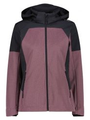 Cmp Kurtka softshellowa w kolorze fiołkowo-czarnym rozmiar: 44. Różowe kurtki sportowe CMP, m, bez wzorów, z tkaniny, bez kaptura, outdoorowe. Za 223.46 zł.