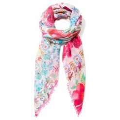 Desigual Damski Szal Foul Geisha, Wielobarwny. Szaliki Desigual. Za 149.00 zł.