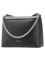 Puccini Torebka "Timeless" w kolorze czarnym - 15 x 19 x 10 cm rozmiar: onesize. Czarne torby na ramię Puccini, bez wzorów, z materiału, na ramię, bez dodatków. Za 74.99 zł.