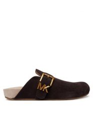 MICHAEL Michael Kors Klapki Greer Mule 40F6GRFP1S Brązowy. Brązowe klapki MICHAEL Michael Kors, bez wzorów, ze skóry, bez obcasa. Za 809.99 zł.