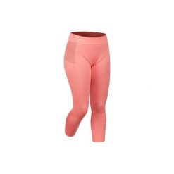 Spodnie termoaktywne 900 damskie. Czerwone legginsy WED'ZE, xl, bez wzorów, z elastanu, narciarskie. W wyprzedaży za 39.99 zł.
