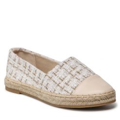 Espadryle DeeZee. Brązowe espadryle DeeZee, bez wzorów, bez obcasa, bez zapięcia. Za 99.99 zł.