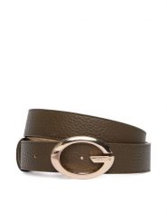 Guess Pasek BW9306 P5430 Khaki. Brązowe paski Guess, z aplikacjami, ze skóry. Za 210.99 zł.