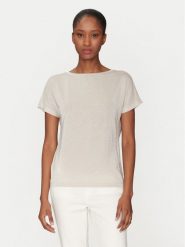 Marella Bluzka Zermat 2515971051 Beżowy Regular Fit. Brązowe bluzki Marella, s, bez wzorów, z wiskozy, bez kołnierzyka, bez ramiączek. Za 239.99 zł.