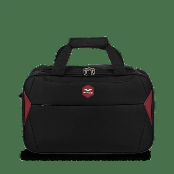 Torba podręczna DIPPER Wings BLACK. Czarne torby na ramię Wings, bez wzorów, z materiału, casualowe, na ramię, bez dodatków. Za 69.90 zł.