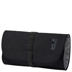 Kosmetyczka Jack Wolfskin Konya. Czarne kufry i kosmetyczki Jack Wolfskin, bez wzorów, bez dodatków. Za 94.99 zł.