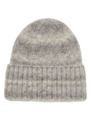 Becksöndergaard Czapka "Lenny" w kolorze jasnoszarym rozmiar: onesize. Szare czapki Becksöndergaard, bez wzorów, z bawełny. Za 135.49 zł.