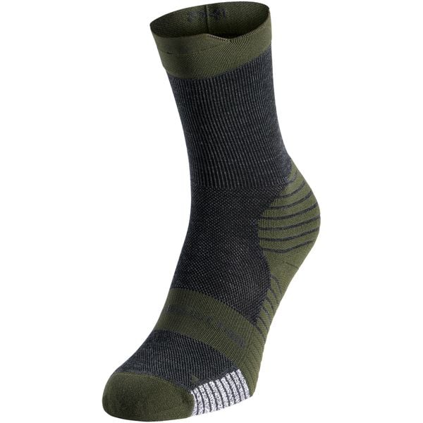 Skarpetki UNI ODLO Socks crew PERFORMANCE MERINO TRAIL. Zielone skarpety Odlo, bez wzorów, z elastanu. Za 89.99 zł.