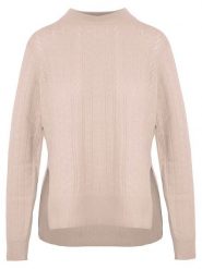 Malo Optimum Sweter w kolorze jasnoróżowym rozmiar: M. Różowe swetry Malo Optimum, m, bez wzorów, z kaszmiru, bez ramiączek. Za 352.43 zł.