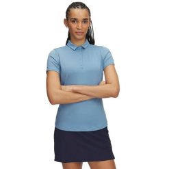 Damska koszulka polo Under Armour Playoff. Białe koszulki polo Under Armour, s, bez wzorów, z materiału, bez kołnierzyka, bez ramiączek. Za 295.48 zł.