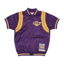 Koszulka NBA Los Angeles Lakers Authentic Jerry West 1969/70. Fioletowe bluzki Mitchell & Ness, bez wzorów, z poliesteru, sportowe, bez kołnierzyka, bez ramiączek. Za 1,154.50 zł.