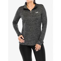 Bluza damska Under Armour UA Tech Twist 1/2 Zip. Czarne bluzy Under Armour, xs, bez wzorów, bez kaptura. Za 140.99 zł.