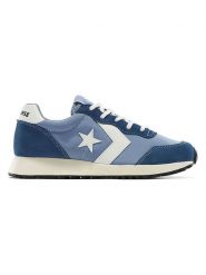 Converse Skórzane sneakersy "Omega" w kolorze niebieskim rozmiar: 38,5. Niebieskie trampki Converse, bez wzorów, bez zapięcia. Za 194.95 zł.