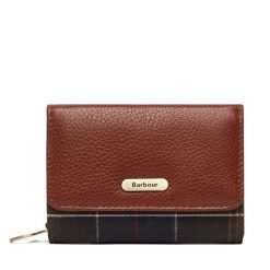 Duży Portfel Damski Barbour. Brązowe portfele Barbour, bez wzorów. Za 359.99 zł.