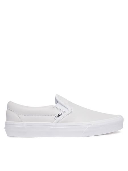 Vans Tenisówki Classic Slip-On VN000EACBPC1 Biały. Białe trampki Vans, bez wzorów, ze skóry, bez zapięcia. Za 399.99 zł.