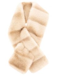 Zwillingsherz Szal w kolorze beżowym - 88 x 11 cm rozmiar: onesize. Brązowe szaliki Zwillingsherz, bez wzorów, z materiału. Za 99.95 zł.