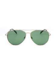 Levi's Okulary przeciwsłoneczne unisex w kolorze złoto-zielonym rozmiar: 60. Zielone okulary przeciwsłoneczne Levi's®, bez wzorów, z tworzywa sztucznego. Za 179.95 zł.