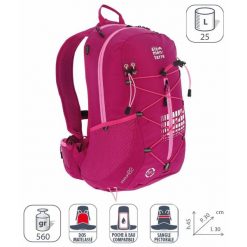 Plecak Elementerre sarawat 25 l. Czerwone plecaki Elementerre, bez wzorów, z meshu. Za 252.50 zł.