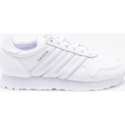 Adidas Originals - Buty Haven. Białe obuwie sportowe Adidas Originals, z materiału, bez zapięcia. W wyprzedaży za 349.90 zł.